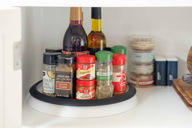 Organize spices in lazy susan shop